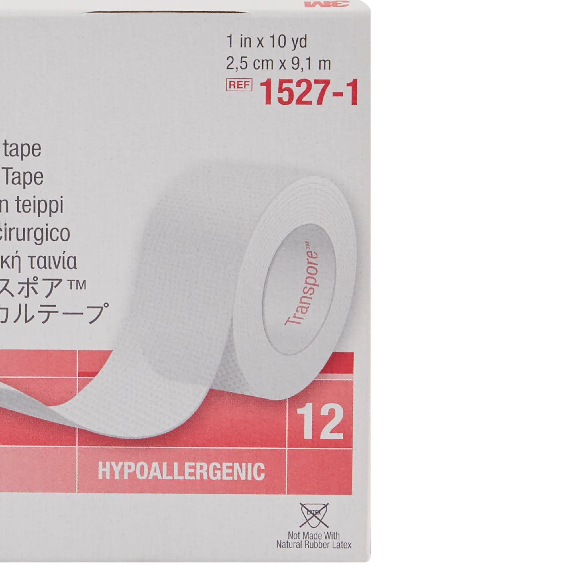 Amazon | 3M Transpore Tape 1 X 10 Yd Box: 12 by Transpore